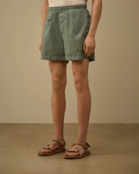 Short de bain avec logo Eco-Chrome-R brodé