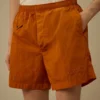 Short de bain avec logo Eco-Chrome-R brodé