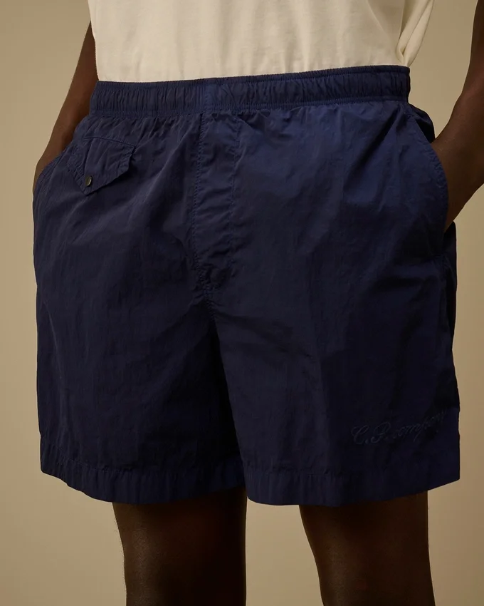 Short de bain avec logo Eco-Chrome-R brodé