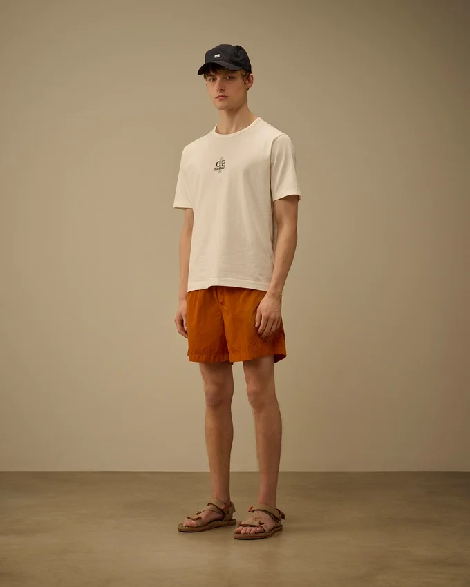 Short de bain avec logo Eco-Chrome-R brodé