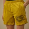 Short de bain à motif brodé Eco-Chrome-R
