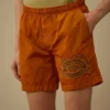 Short de bain à motif brodé Eco-Chrome-R