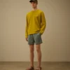 Short de bain à motif brodé Eco-Chrome-R