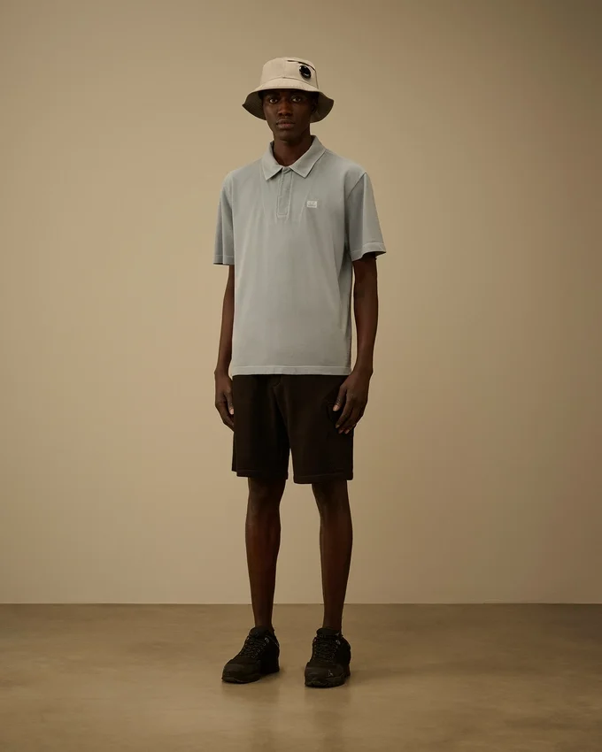 Short de sport cargo en polaire à motif diagonal en relief