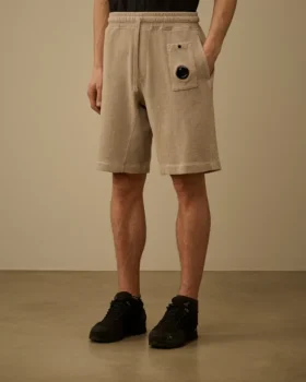 Short de survêtement en molleton Malfilè avec motif « Lens »