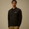 Surchemise zippée avec motif Chrome-R