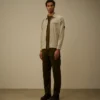 Surchemise zippée en gabardine biologique avec Lens