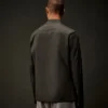 Surchemise zippée en gabardine de la Metropolis Series