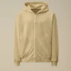 Sweat à capuche ample en polaire Diagonal avec fermeture à glissière