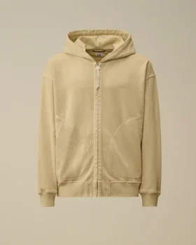 Sweat à capuche ample en polaire Diagonal avec fermeture à glissière