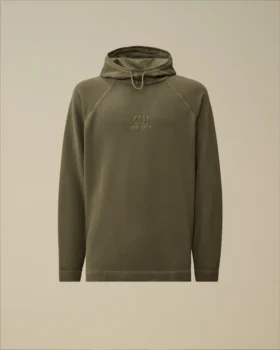 Sweat à capuche en piqué épais