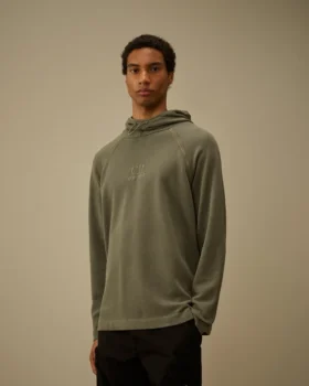 Sweat à capuche en piqué épais