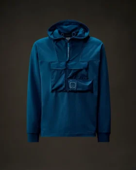 Sweat à capuche mi-zippé en polaire stretch de la Metropolis Series