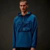 Sweat à capuche mi-zippé en polaire stretch de la Metropolis Series
