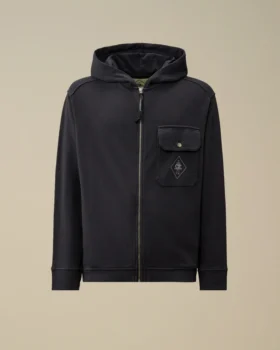 Sweat à capuche zippé en molleton Malfilè