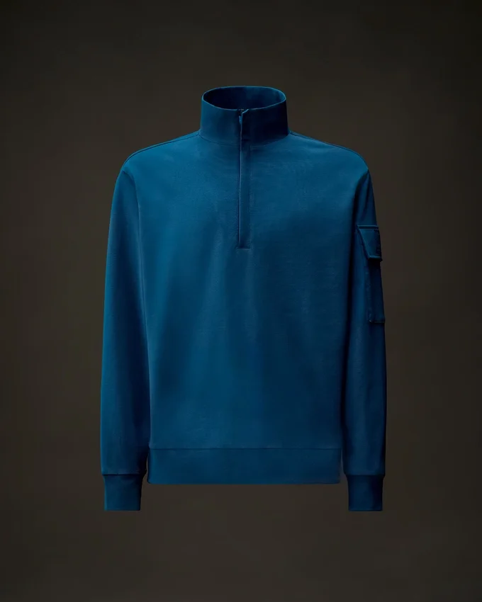 Sweat-shirt à demi-zip en polaire stretch de la Metropolis Series