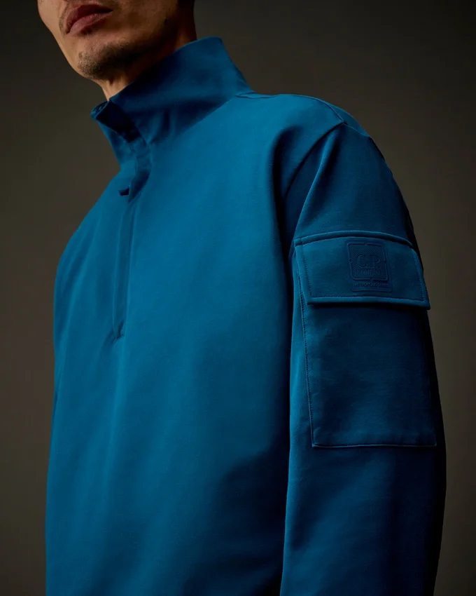 Sweat-shirt à demi-zip en polaire stretch de la Metropolis Series