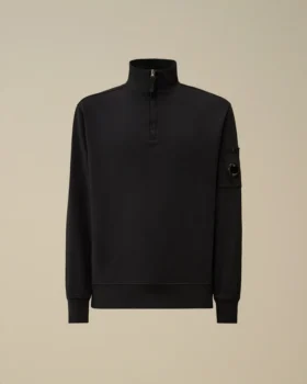 Sweat-shirt léger en polaire à demi-zip Lens
