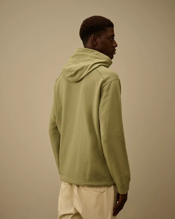 Sweat-shirt léger en polaire à demi-zip Lens