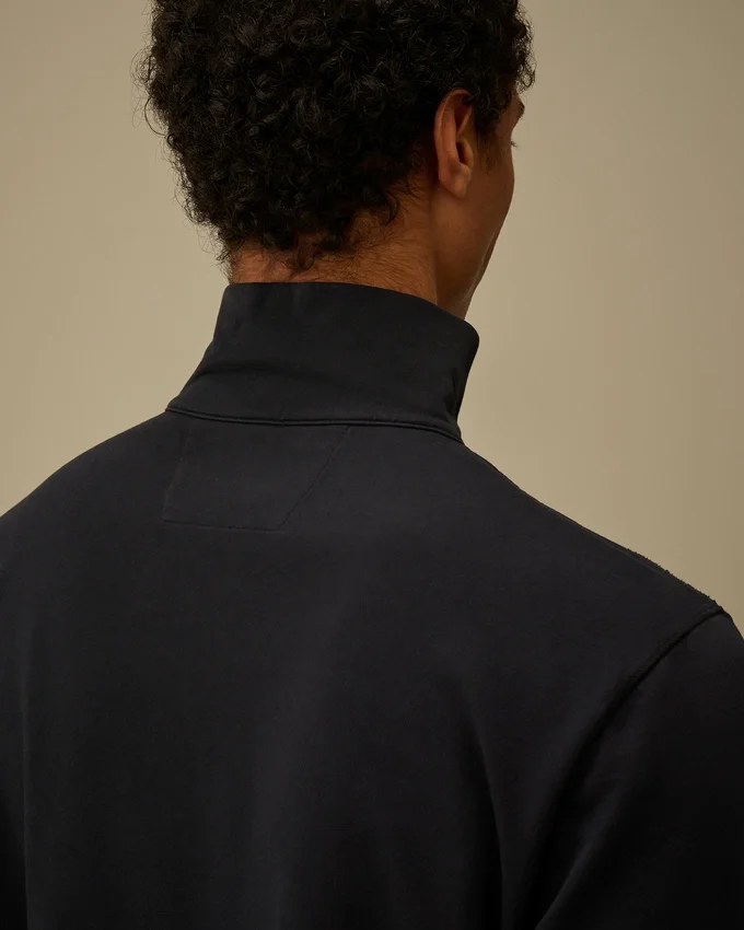 Sweat-shirt léger en polaire à demi-zip Lens