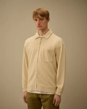 Sweats ample à fermeture éclair en jersey peigné 10/2