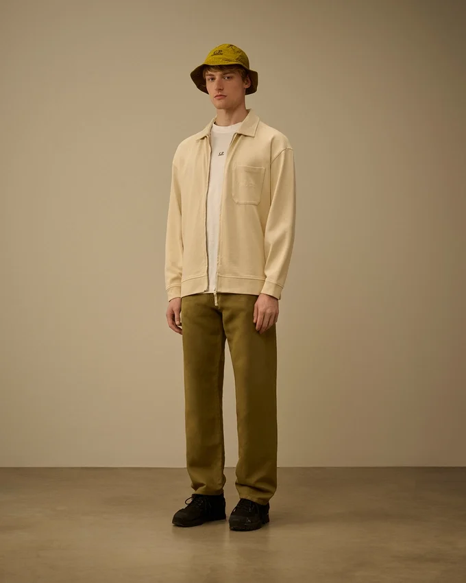 Sweats ample à fermeture éclair en jersey peigné 10/2