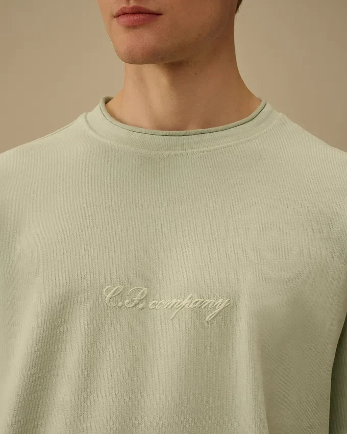 Sweats à col montant carré en jersey peigné 10/2