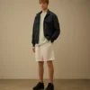 Sweats à col montant carré en jersey peigné 10/2