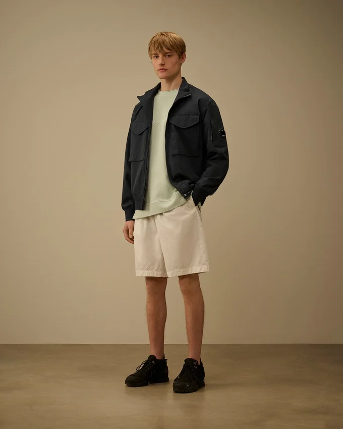 Sweats à col montant carré en jersey peigné 10/2