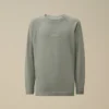Sweats à col montant en piqué épais teint en pigment