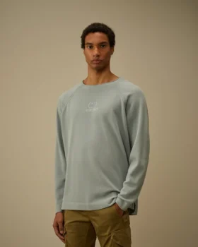 Sweats à col montant en piqué épais teint en pigment