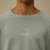 Sweats à col montant en piqué épais teint en pigment