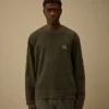 Sweats à col rond en jersey épais plaqué