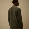 Sweats à col rond en jersey épais plaqué