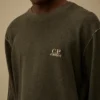 Sweats à col rond en jersey épais plaqué