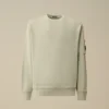 Sweats à col rond « Lens » en molleton de coton diagonal teint par réserve