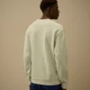 Sweats à col rond « Lens » en molleton de coton diagonal teint par réserve