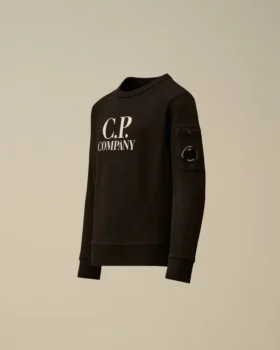 Sweats à col rond U16 en molleton diagonal avec logo