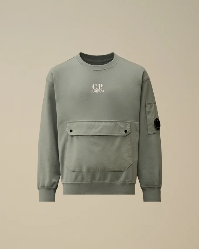Sweats à col rond U16 en molleton léger mélangé