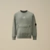 Sweats à col rond U16 en molleton léger mélangé