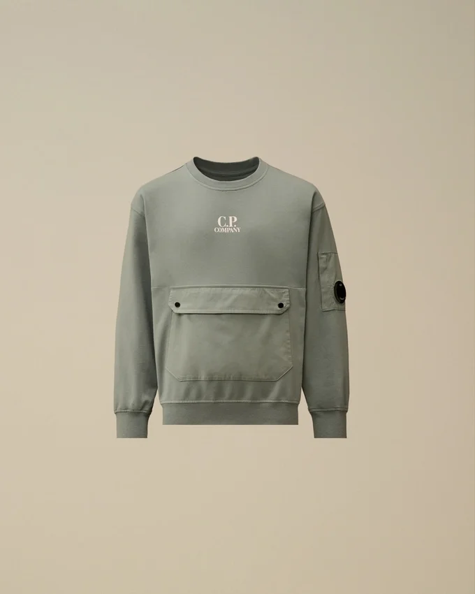 Sweats à col rond U16 en molleton léger mélangé