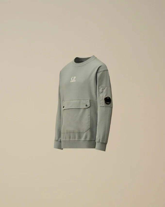 Sweats à col rond U16 en molleton léger mélangé