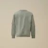 Sweats à col rond U16 en molleton léger mélangé