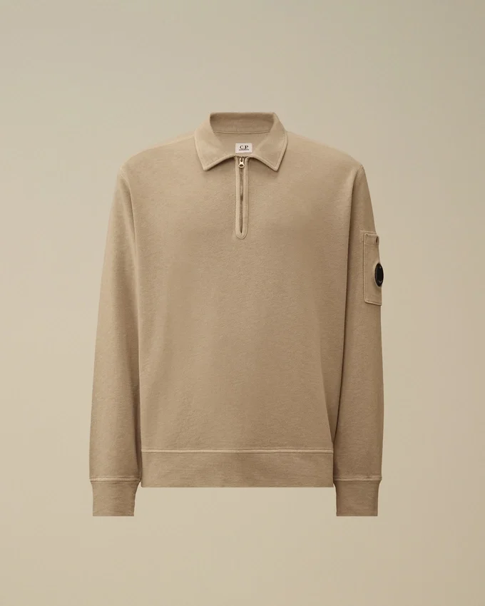 Sweats à demi-zip en molleton Malfilè avec motif « Lens »