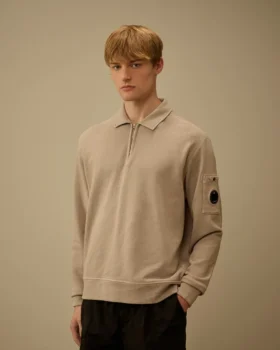 Sweats à demi-zip en molleton Malfilè avec motif « Lens »