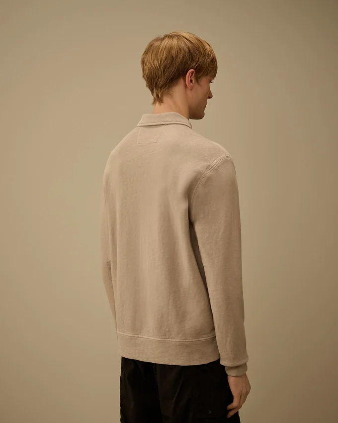 Sweats à demi-zip en molleton Malfilè avec motif « Lens »