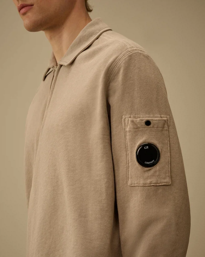 Sweats à demi-zip en molleton Malfilè avec motif « Lens »