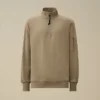 Sweats à demi-zip en polaire diagonale gaufrée « Lens »