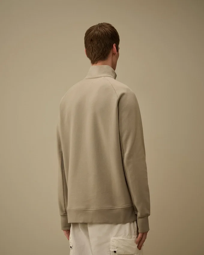 Sweats à demi-zip en polaire diagonale gaufrée « Lens »