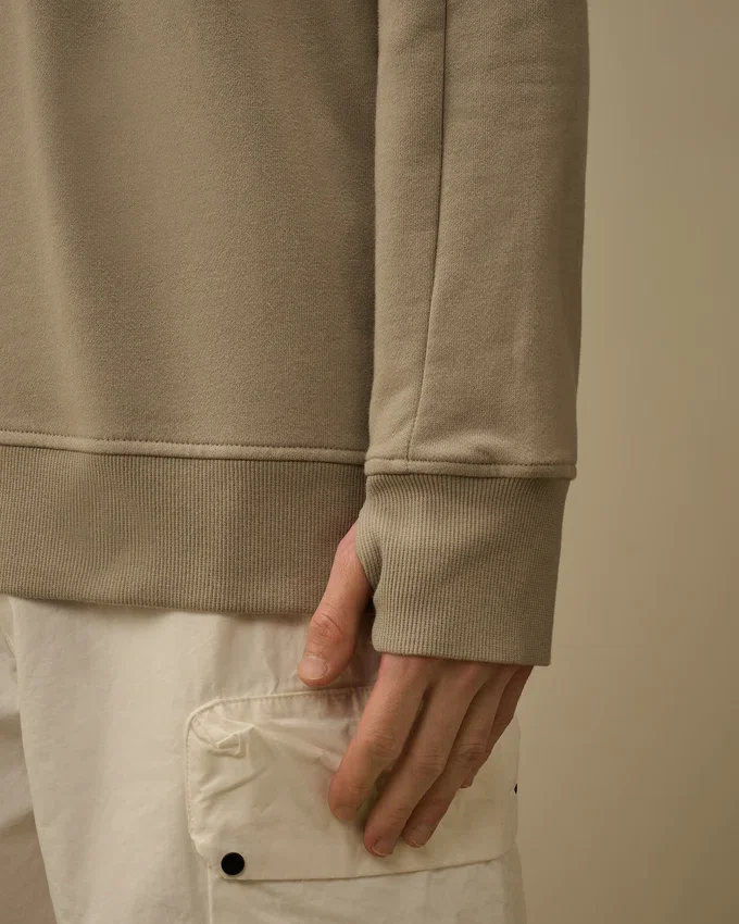 Sweats à demi-zip en polaire diagonale gaufrée « Lens »